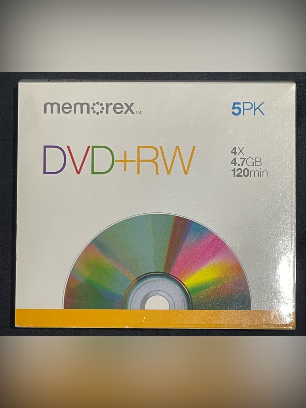 Memorex DVD+RW 5 Pk Discs New